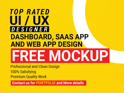 Professional and Clean Dashboard design, SAAS app, Webapp in figma xd