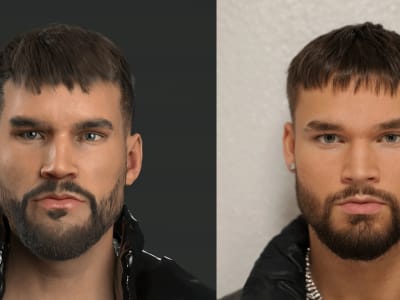 Realistic 3d metahuman ue5 ue4 character from your images