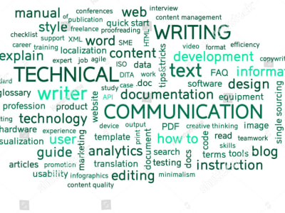 A quality technical writing or documentation