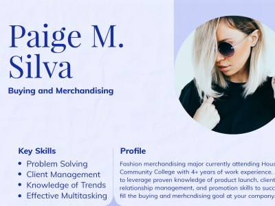An eye-catching resume that stands out to recruiters