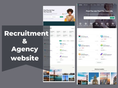 Recruitment website job board website job portal consultancy website