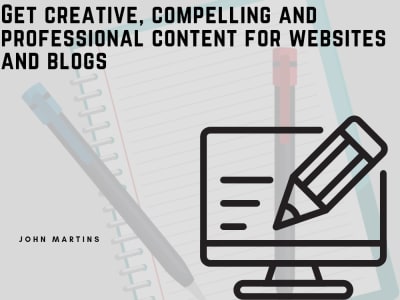 Creative, compelling and professional content for websites and blogs