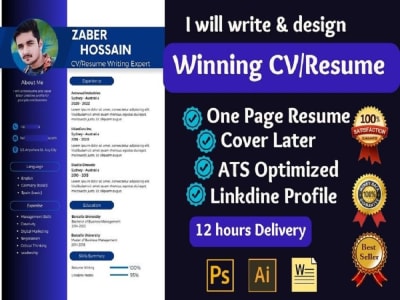 A winning resume CV and cover letter within 12 hours