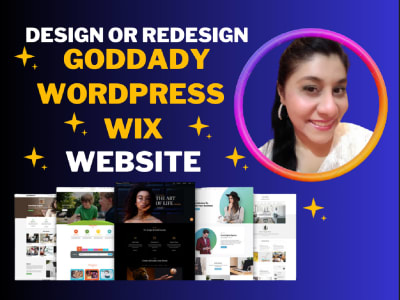 Expert Website Designer GoDaddy, WordPress, Wix for High-Converting Sites