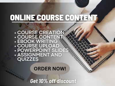 Online course content online course online course curriculum presentation