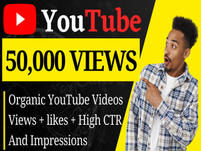 HQ Super Fast 20000 Views | Organic YouTube Views | YouTube views | Views