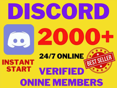 5,000+Discord members 🟢Online Verified Discord Members