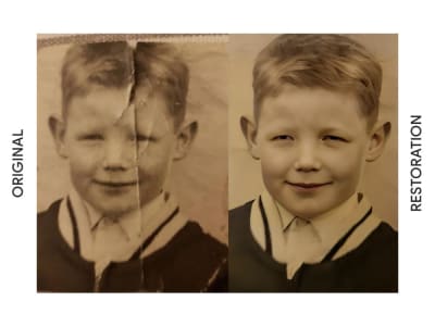 Damage Photo Restoration, Repair Photo, Image Enhancer