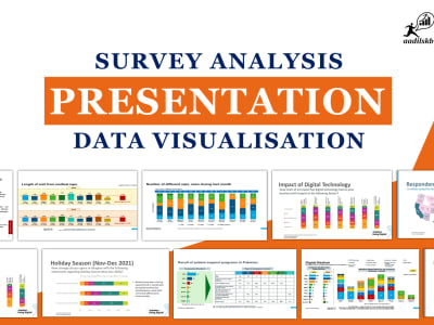 SURVEY ANALYSIS and DATA VISUALIZATION in Presentation or Spreadsheet
