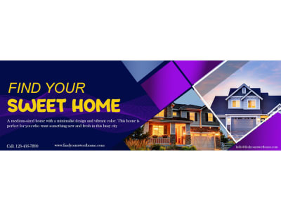 Customize Web Banner Designs/Social Media Banner/Ad Banner/Cover/Flyer
