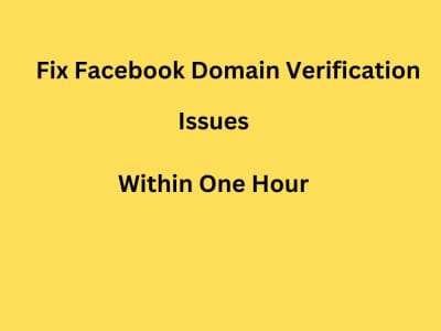 Fix Facebook domain verification issues on meta business suite