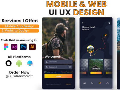 Ui ux design for your mobile app or website | Upwork