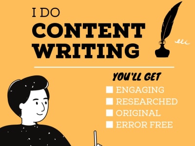 A creative content and E-book writing by a creative content writer