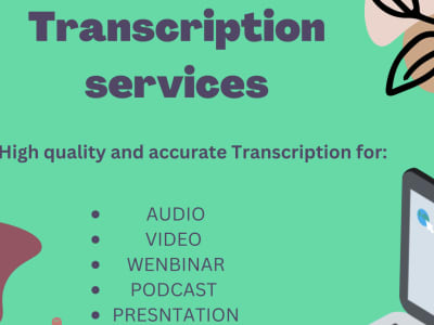 Well-transcribed and accurate audio or video in your specified verbatim.