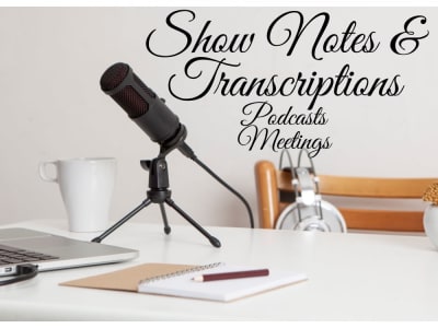 Engaging Podcast show notes with intros, subheads, images, quotes, and more