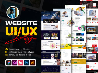 UI UX design of website landing page website design | Upwork