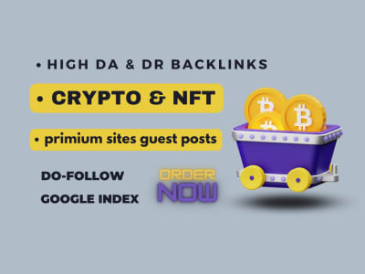 A crypto and finance guest post on high-authority blogs