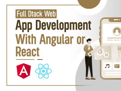 A full website written in angular or react | Upwork