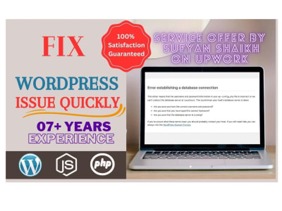 WordPress issues fixed and theme/plugin customization | Upwork