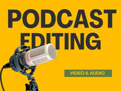 Professional Podcast video and audio editor