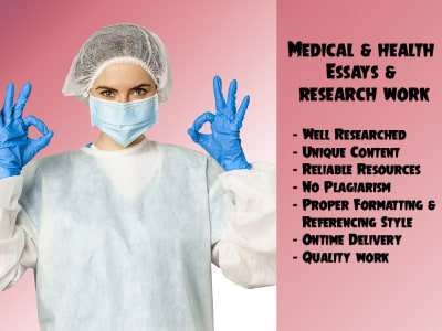 High-quality research work related to medical and health | Upwork