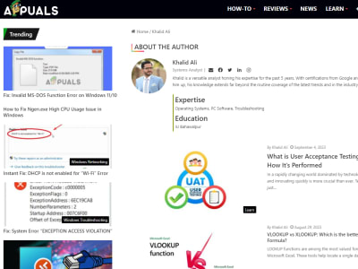 Professional tech articles and blog posts from Certified Author