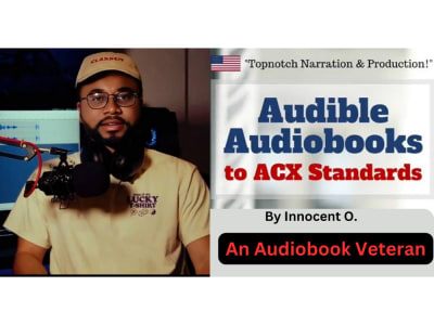 Audiobook narration to ACX standards, young adult, American accent