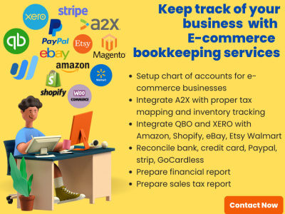 Accounting Software (QBO, Xero) Solutions for your E-Commerce Businesses