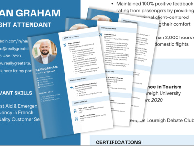 Professional one resume or cv design in 24 hours
