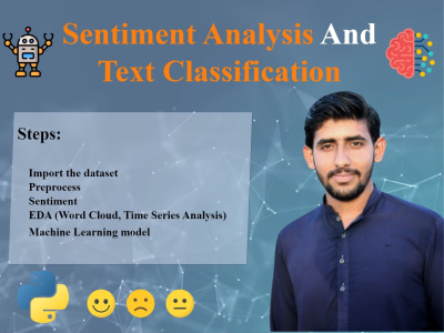 Sentiment analysis and text classification using NLP python | Upwork