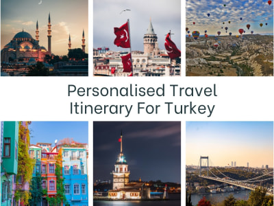Personalised travel itinerary for Turkey