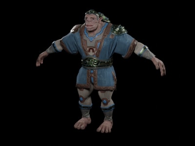 A 3D character design