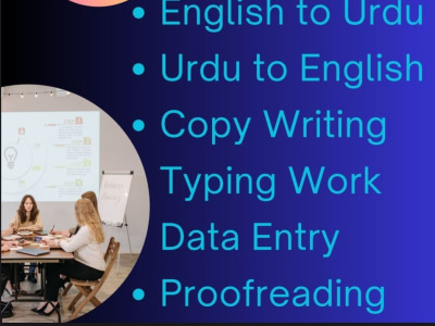 Translator English to Urdu|Urdu-English,Hindi,Proofreading &editingservices