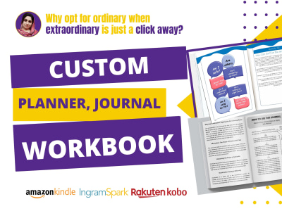 Stunning custom planner, journal and workbook