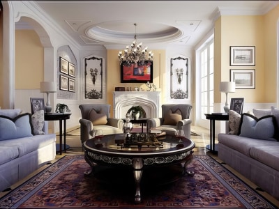 High-quality | Photorealistic | 3D interior render