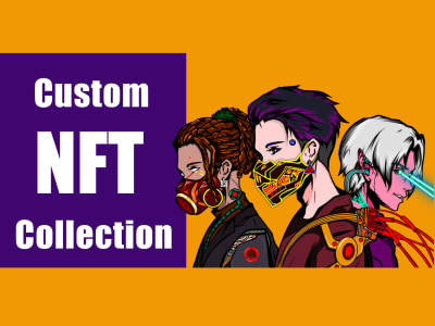 Unique custom NFT collection in anime style 1K, 5K, 10K with Metadata