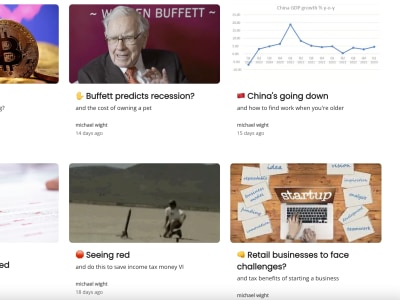 Finance Newsletter with predictions, analysis, and more