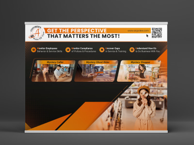 Special and Non-Generic Design for a Trade Show Booth and Roll-Up banner