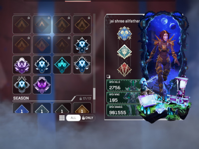 Any rank you desire in apex legends
