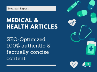 SEO-focused, Science-backed Medical & Health blogs