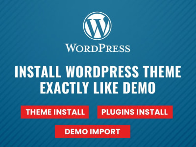 You will get WordPress Installation with Theme Setup