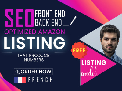 SEO Optimized Amazon Listing Product Description | FRENCH | FREE Audit