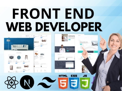 Responsive front end web developer in React JS and Next JS | Upwork