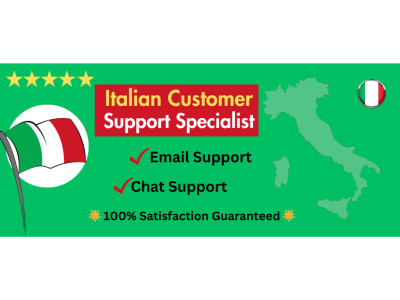 Proficient Italian customer support specialist