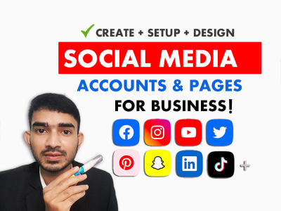 Social Media Account Setup, Page Set up and Optimize!