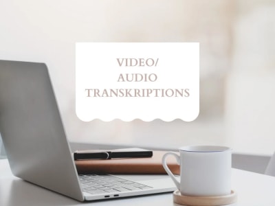 Transcription from video/audio to text in german