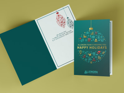 Custom Corporate Holiday Cards