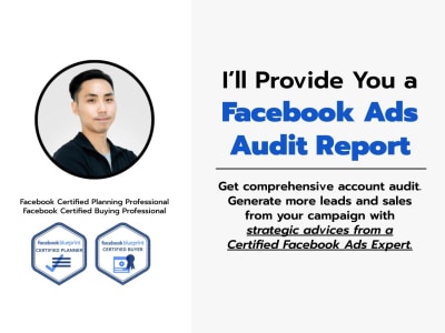 You will get a Comprehensive Facebook Ads Campaign Audit Report