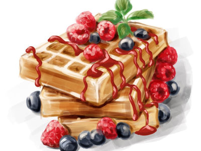Food illustration for your packaging, article, restaurant, or advertisement