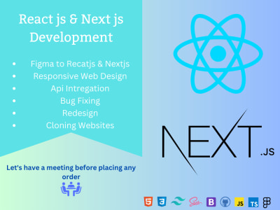 A Figma design to React | React JS | Next JS | Front End Developer | Upwork